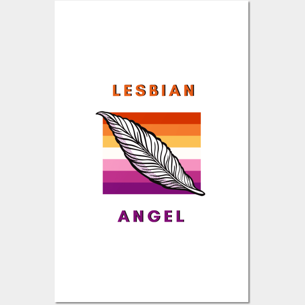 Lesbian Angel Wall Art by RainbowStudios